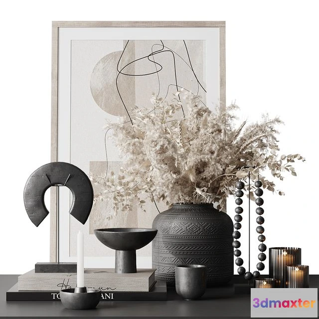 1538558 - Pampas decor set 1 3D Max