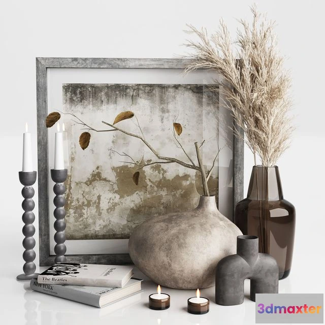 1538876 - Scandinavian Decorative Set 02 3D Max