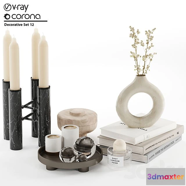 1540549 - Decorative Set 12 3D Max