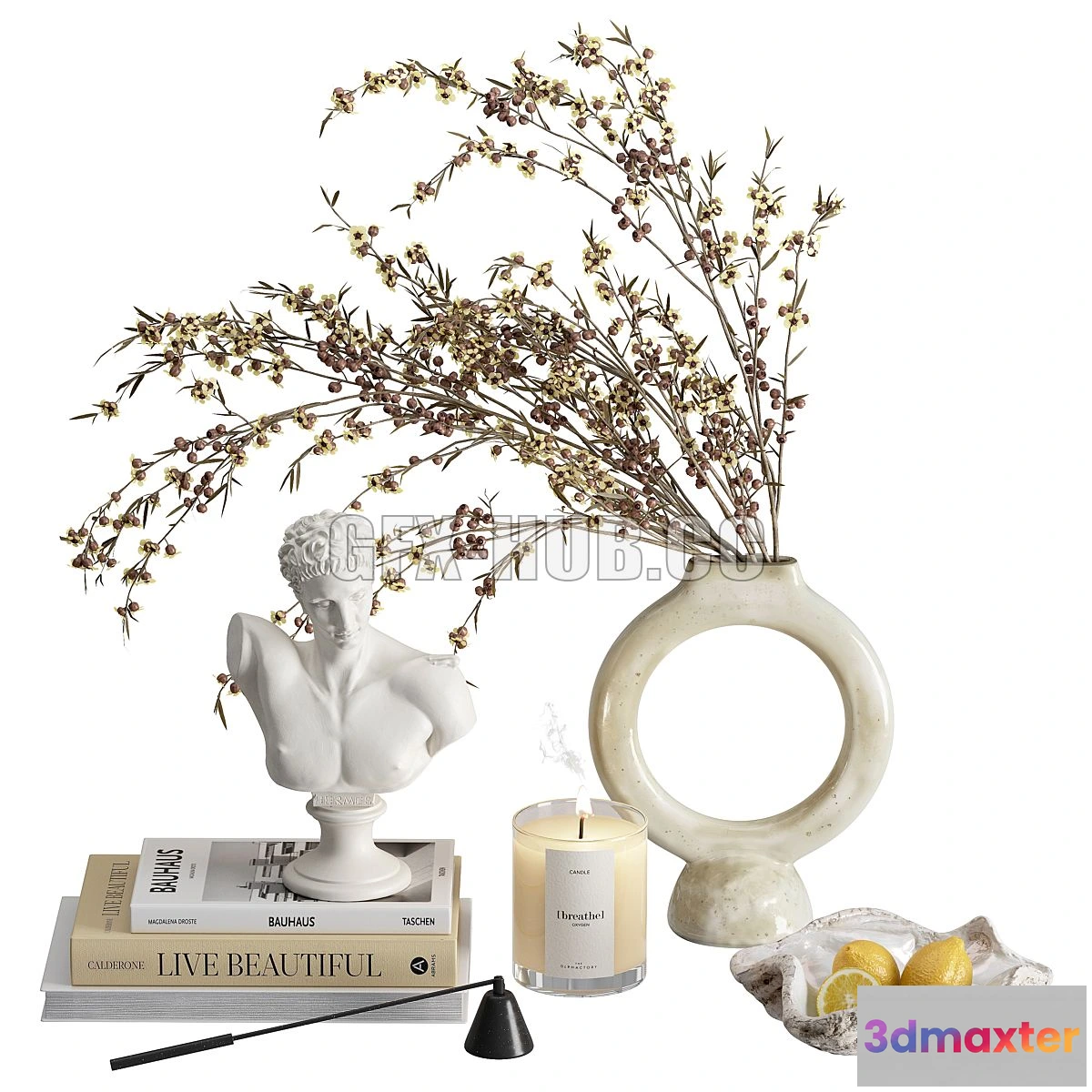 1541363 - Decorative set Hermes 3D Max