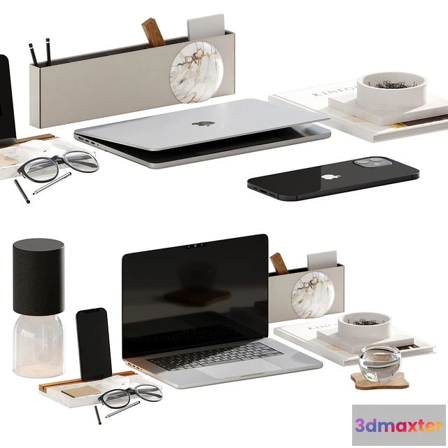 1545722 - Decorative set on the desktop 3D Max