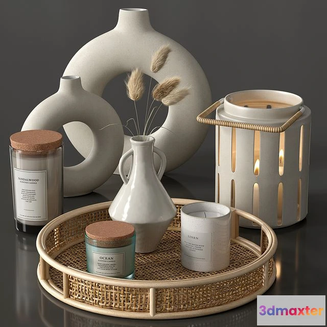 1547171 - Decorative set h&m 3D Max