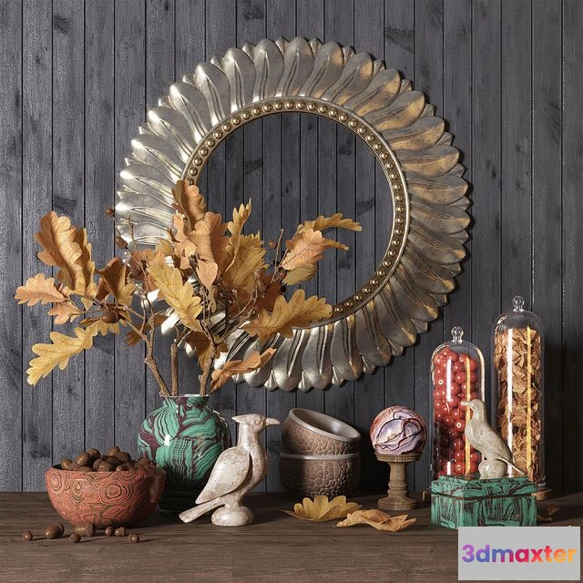 1548111 - Autmn decorative set 3D Max