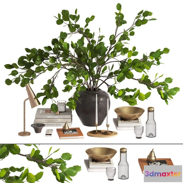 1548327 - Branches bouquet decorative set 3D Max