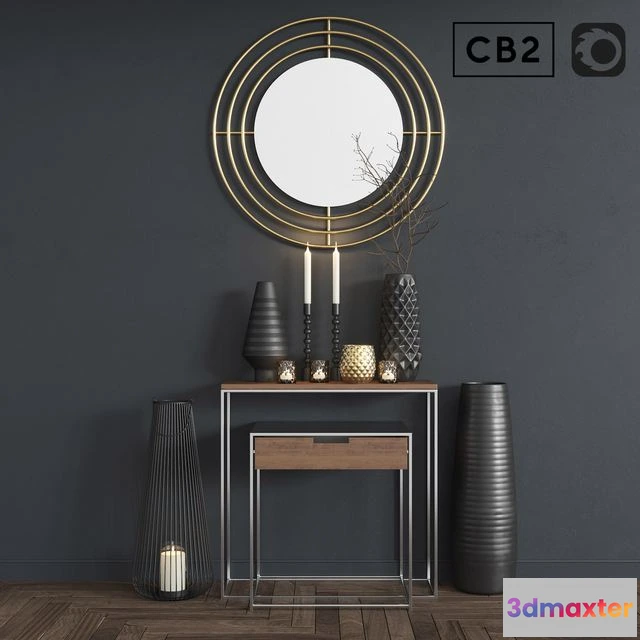 1548411 - CB2 Decor Set 1 3D Max