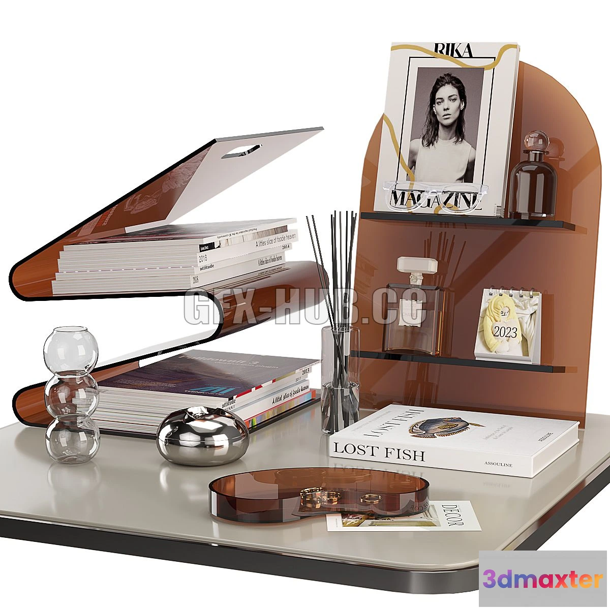 1549453 - Decorative set for the desktop 3D Max