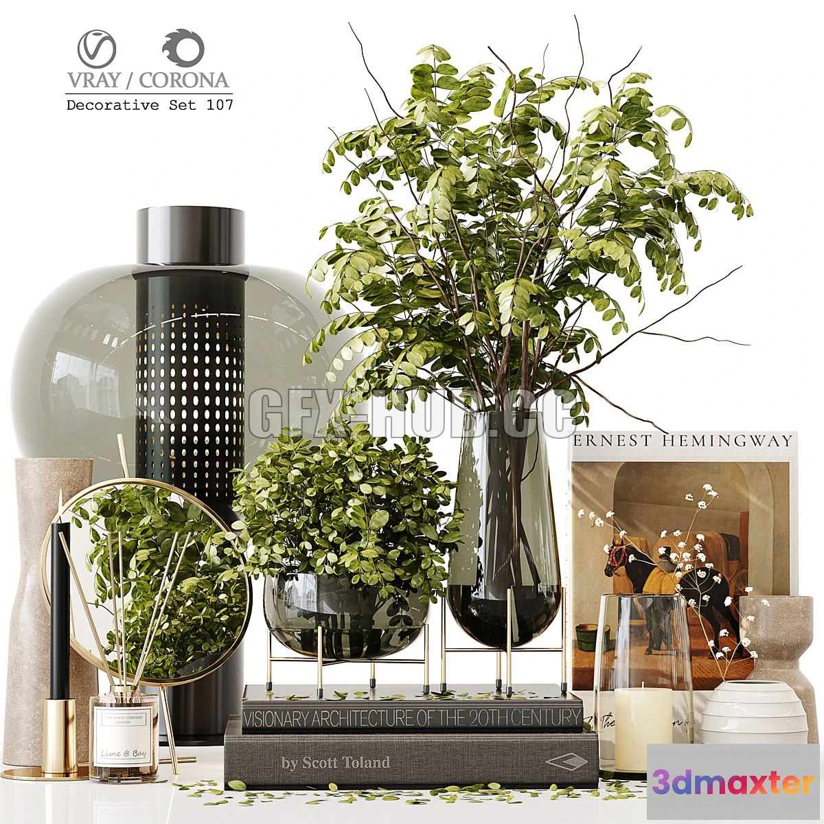 1554887 - Decorative Set 107 3D Max