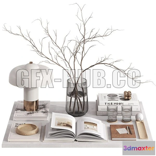1554897 - Decorative set with Giovanni Table Lamp 3D Max