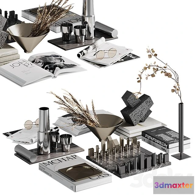 1558215 - Decorative set Black 3D Max