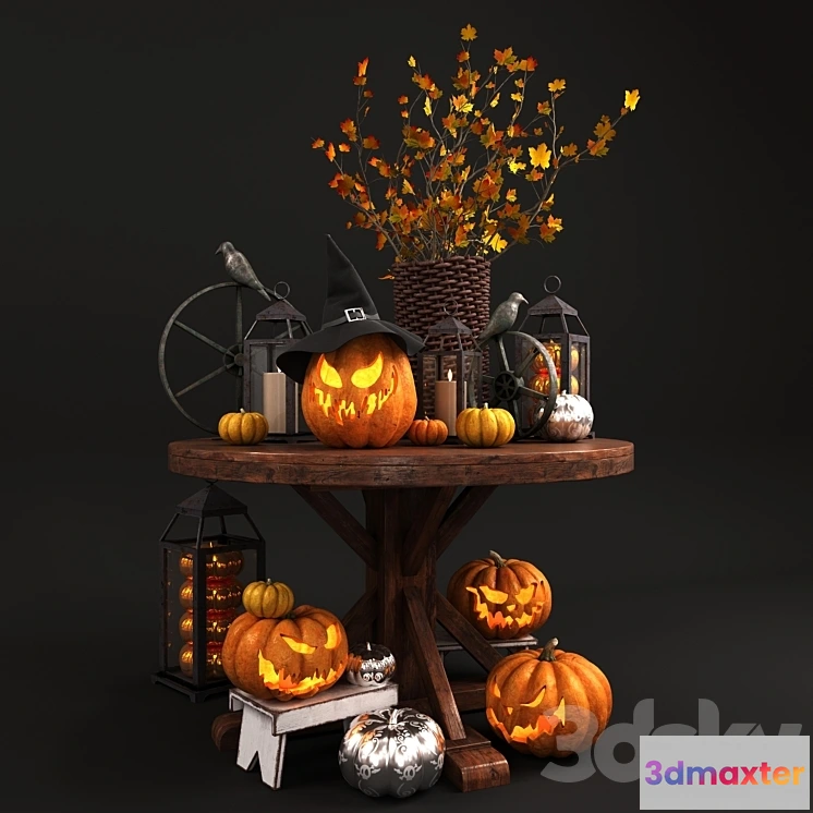 1558817 - Halloween Set 3D Max
