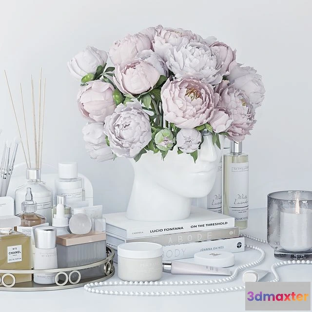 1560162 - Decorative set 33 (with flowers) 3D Max