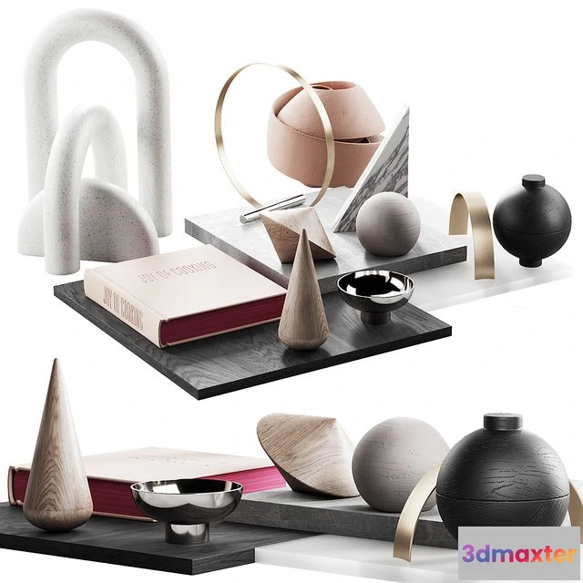 1562061 - Geometric figure set 002 3D Max