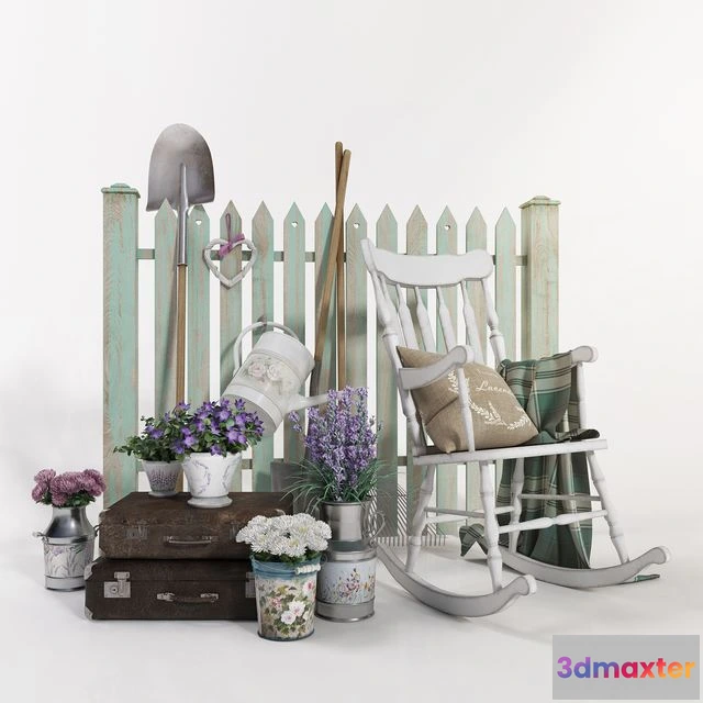 1562494 - Provense garden set 3D Max