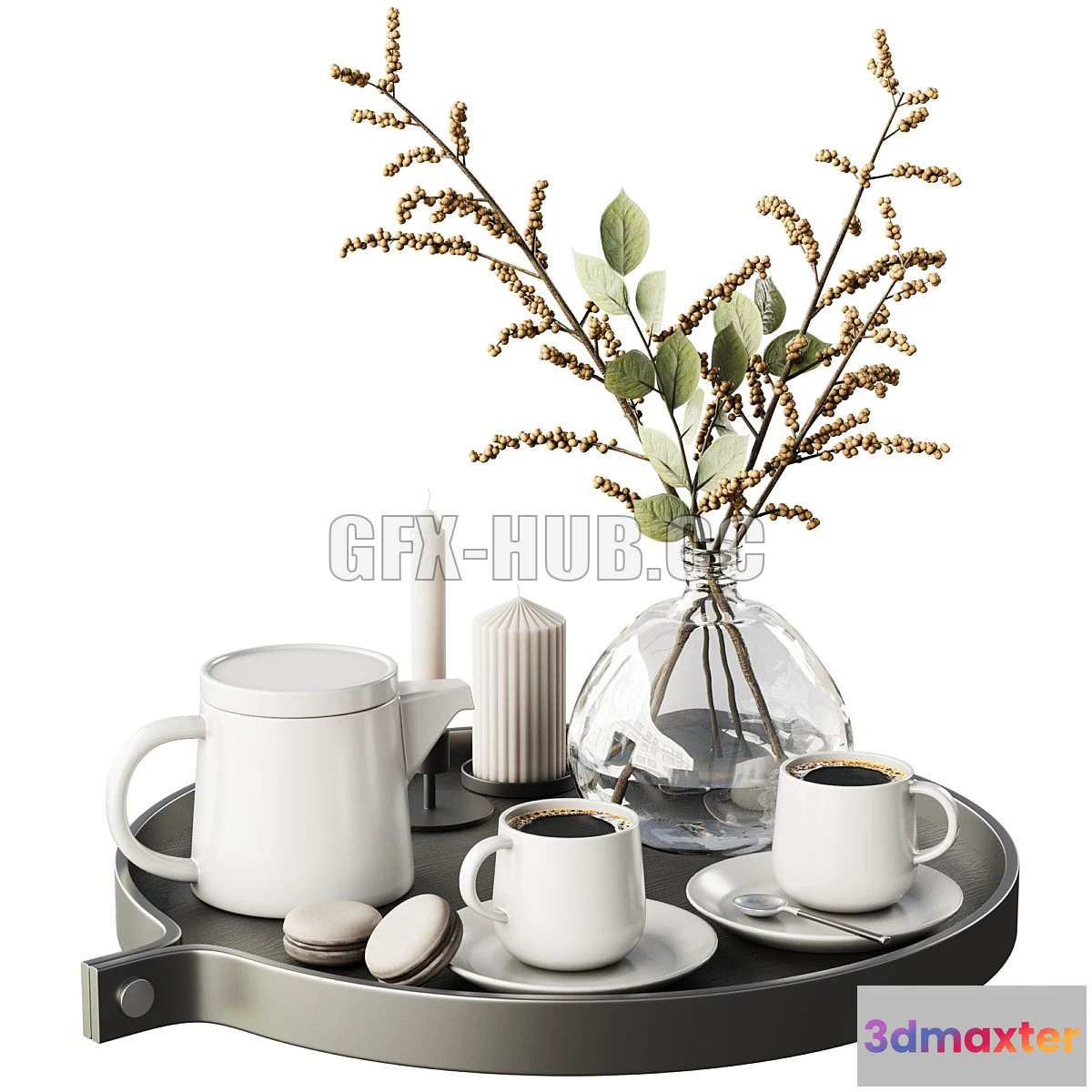 1563535 - Decorative set75 with cookies 3D Max