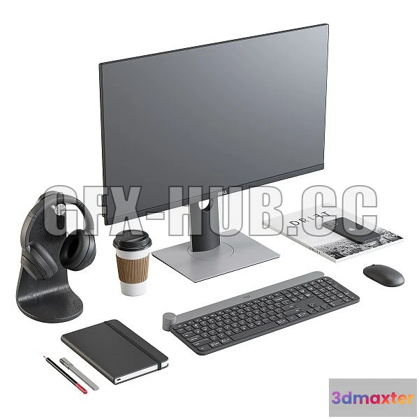 1564546 - Workplace Set 1 3D Max