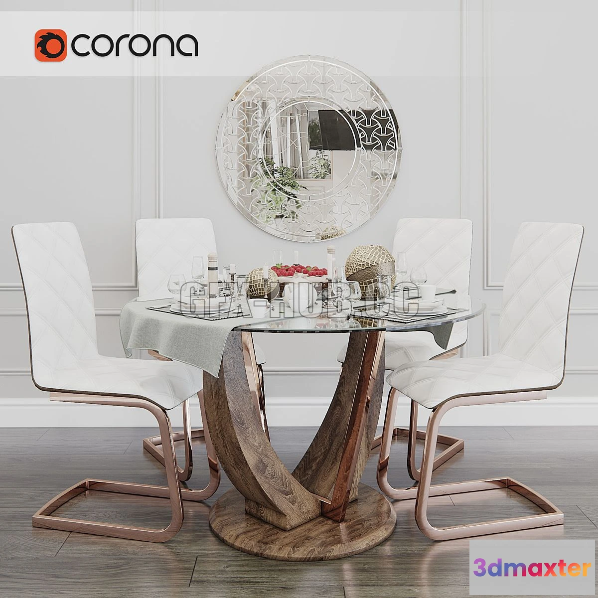 1568154 - Garda decor set 3D Max