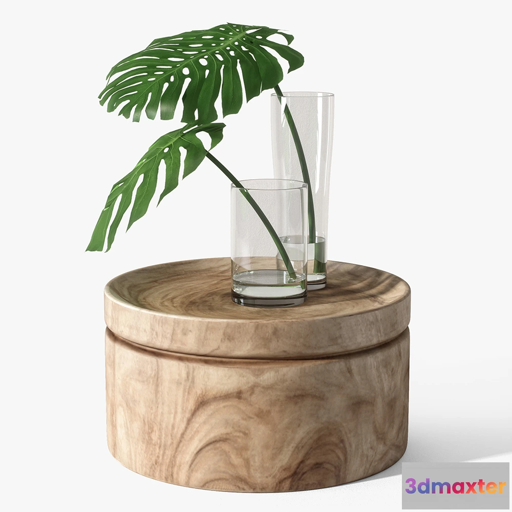 1597860 - decoration - Decorative plants set 3 3D Max