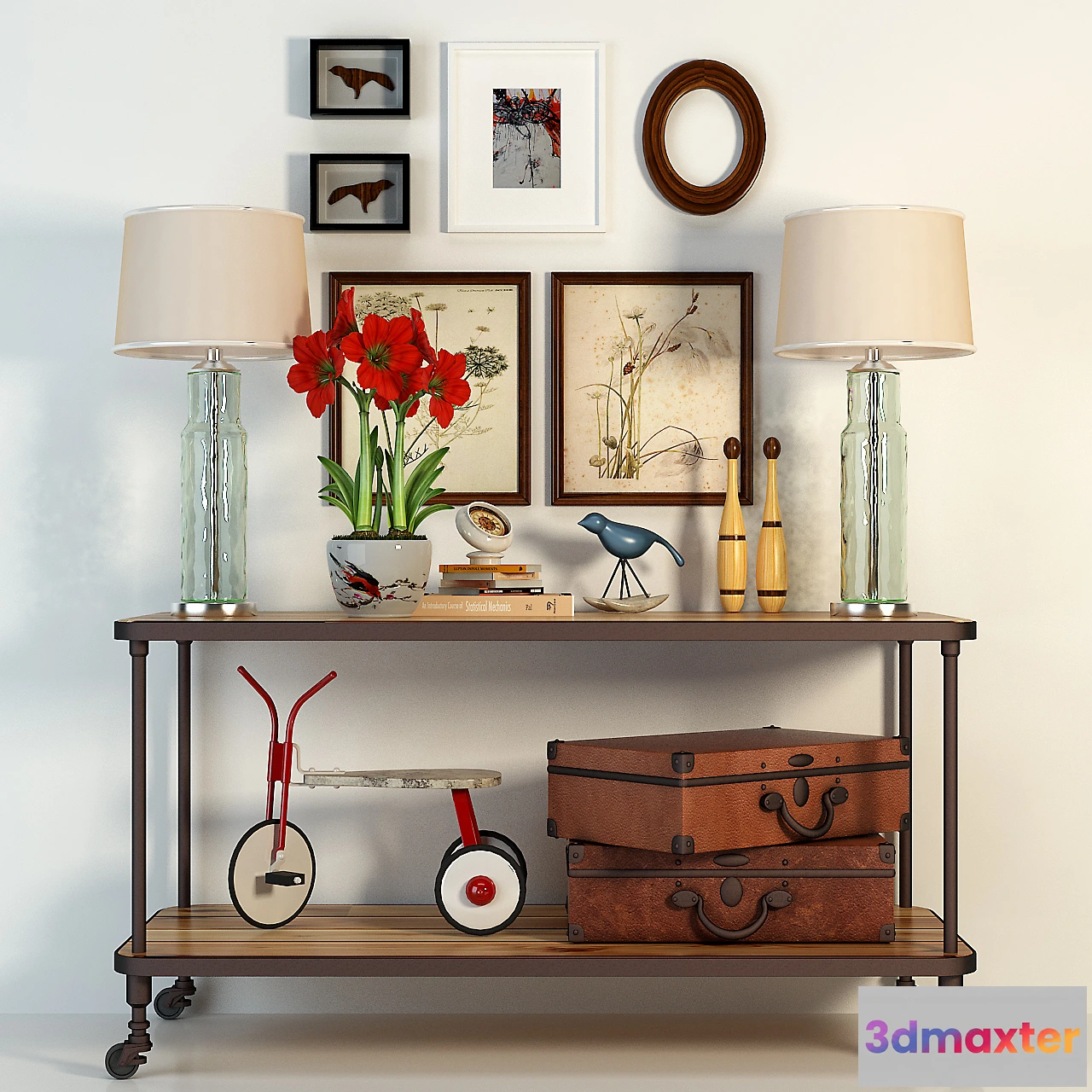 1597882 - decoration - Console decorative table 5 3D Max