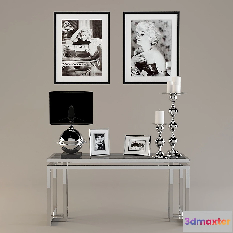 1597900 - decoration - Eichholtz decor set 03 3D Max