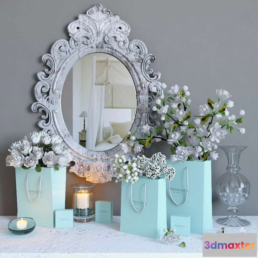 1597938 - decoration - Decorative set Tiffany 02 3D Max