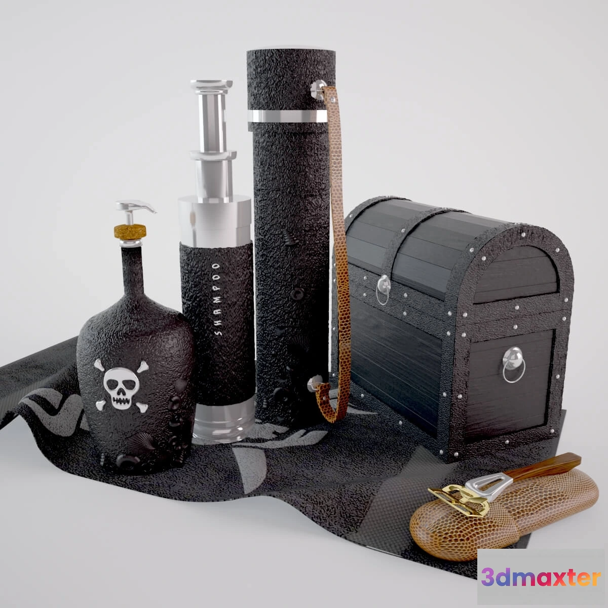 1598068 - decoration - Pirate set 3D Max