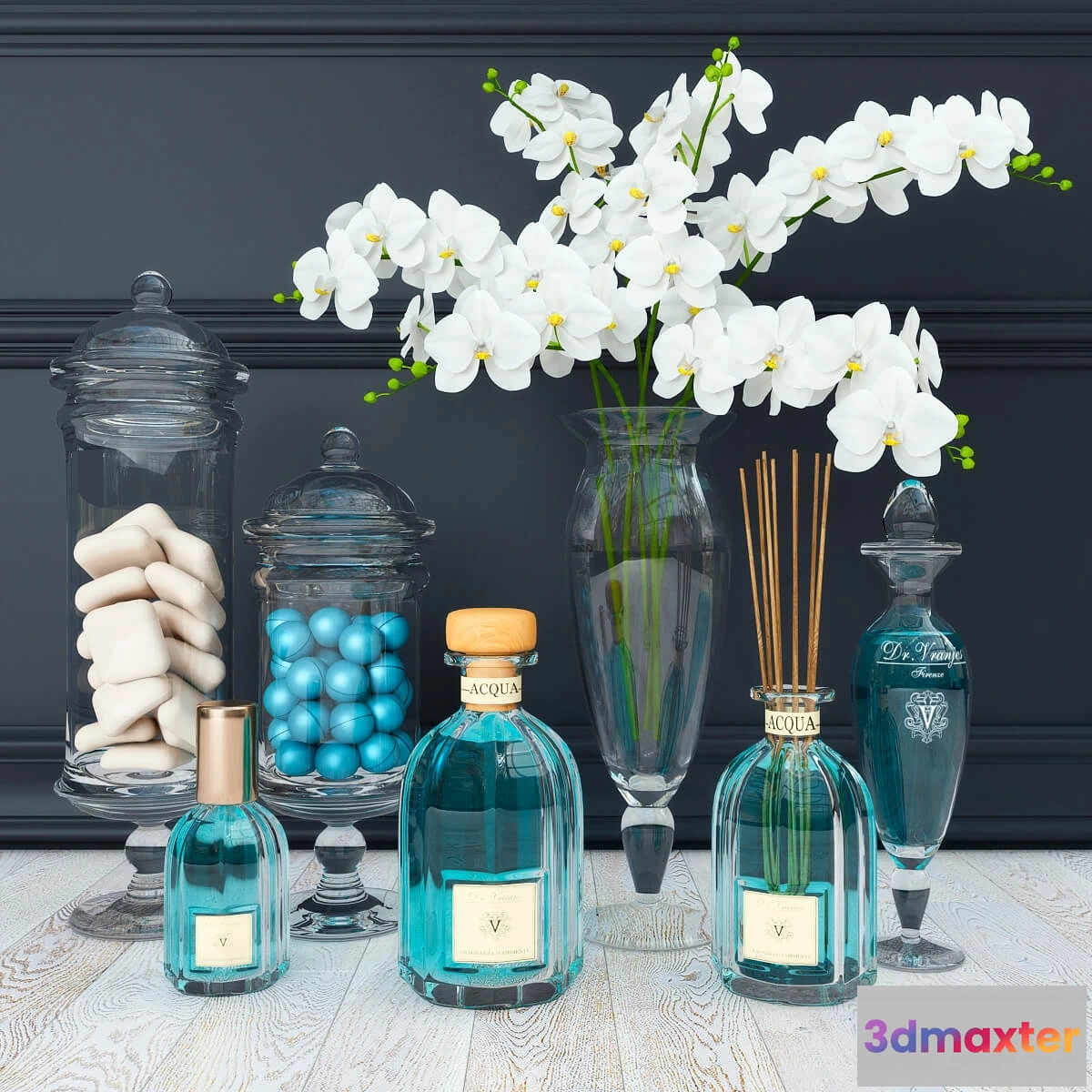 1598116 - decoration - Decorative set for bathroom 4 3D Max