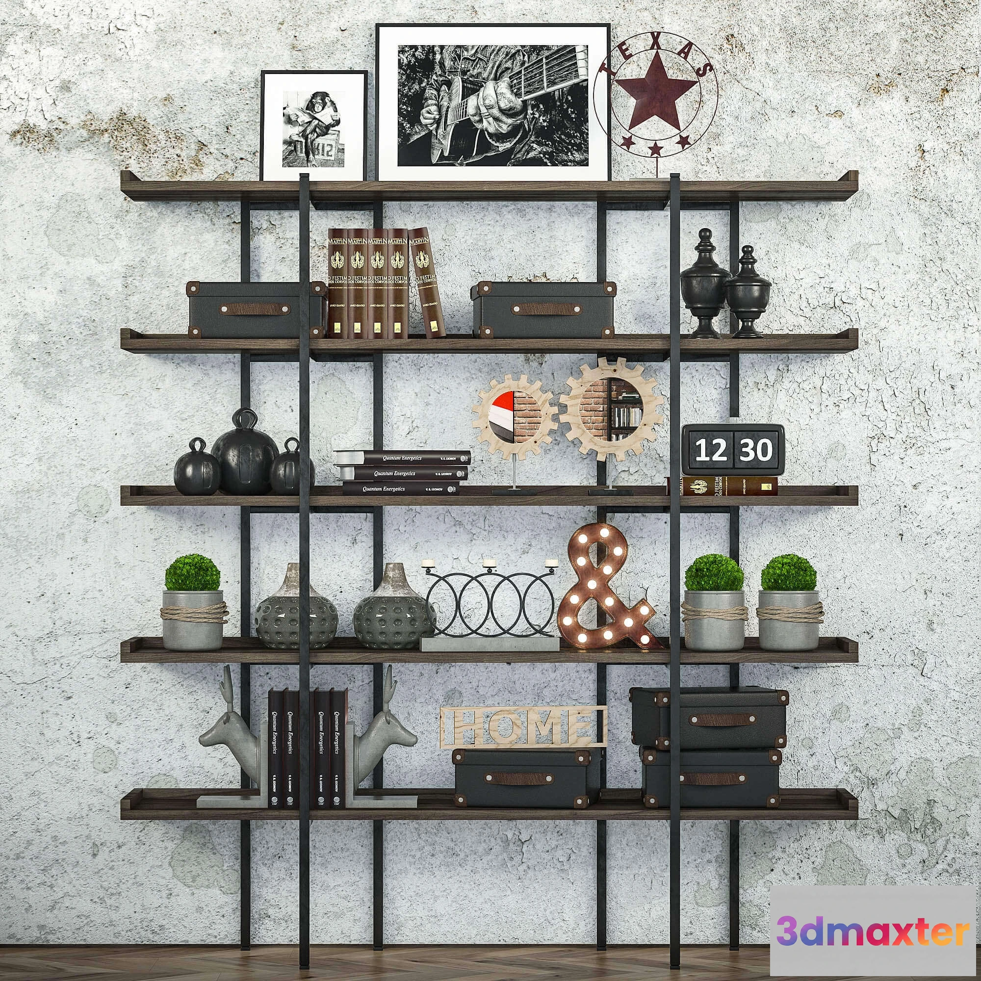 1598120 - decoration - Decorative set loft 1 3D Max