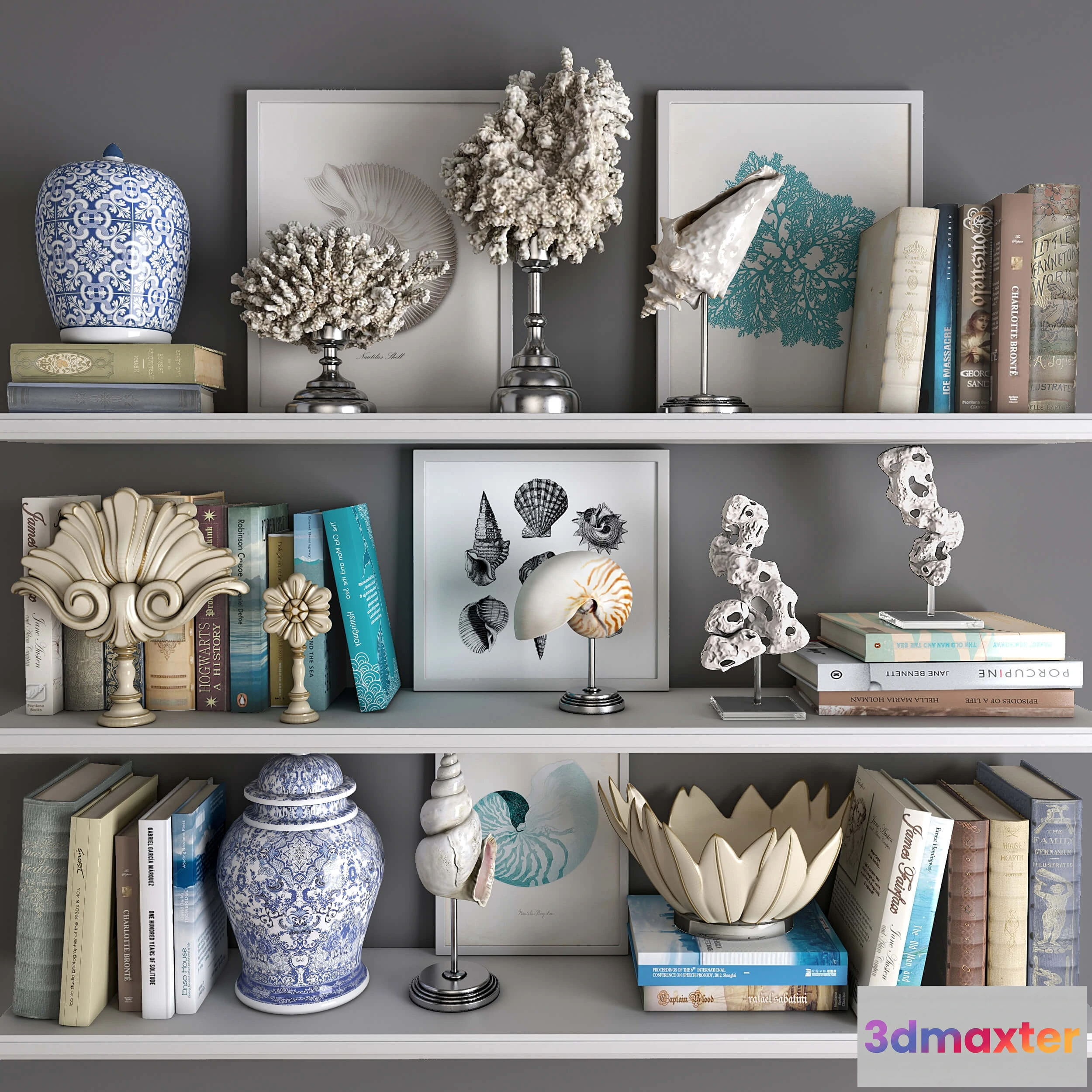 1598210 - decoration - Decorative set 10 3D Max