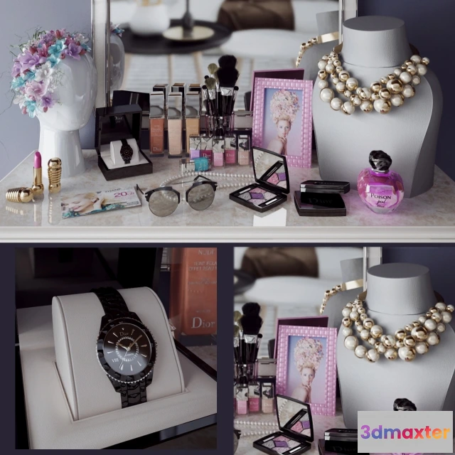 1598224 - decoration - Glamour  set 3D Max