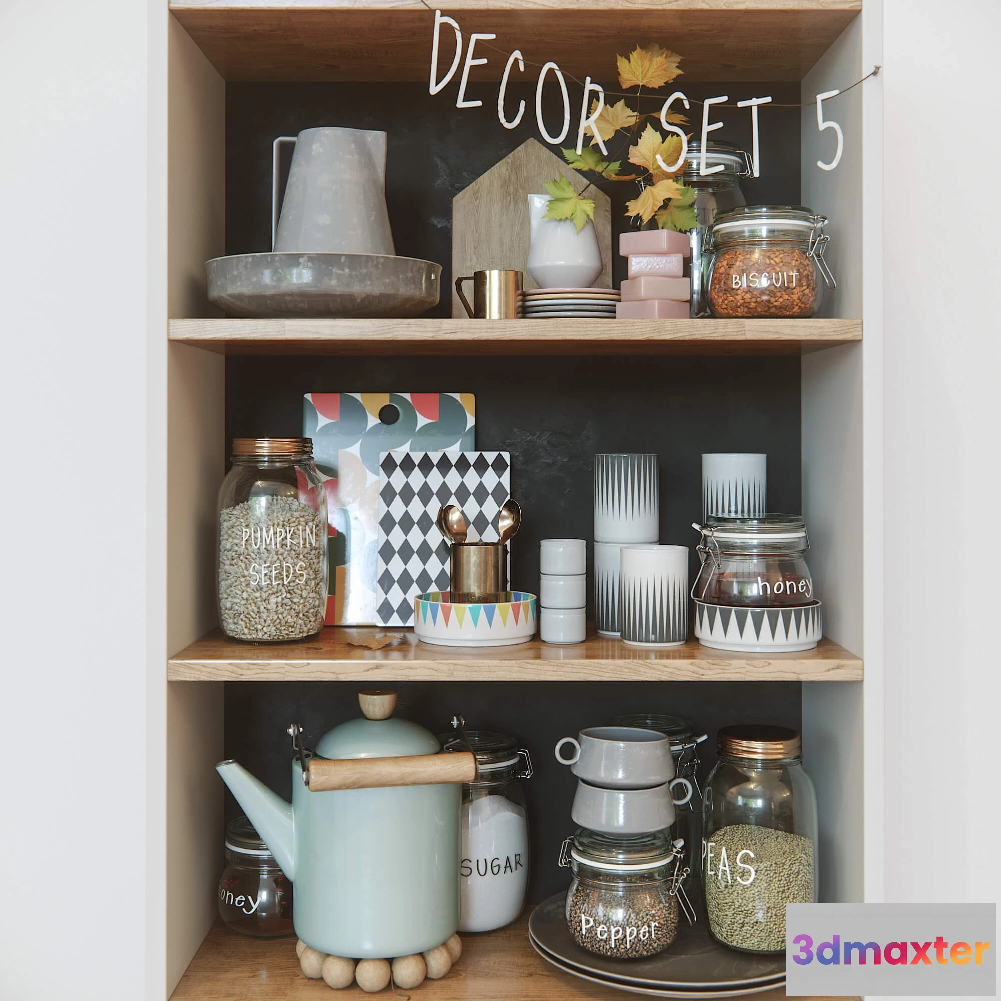 1598236 - decoration - Decor set 5 3D Max