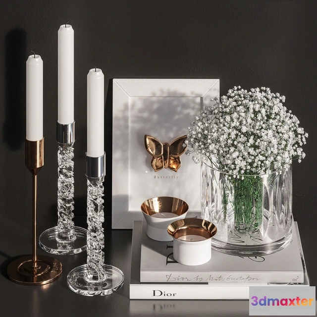 1598250 - decoration - Decorative set  155 3D Max