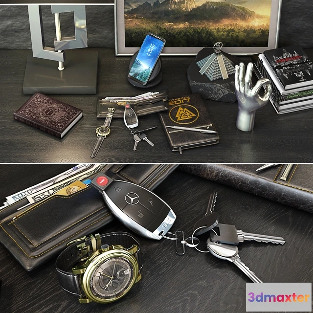 1598260 - decoration - Gentleman’s set 2 3D Max