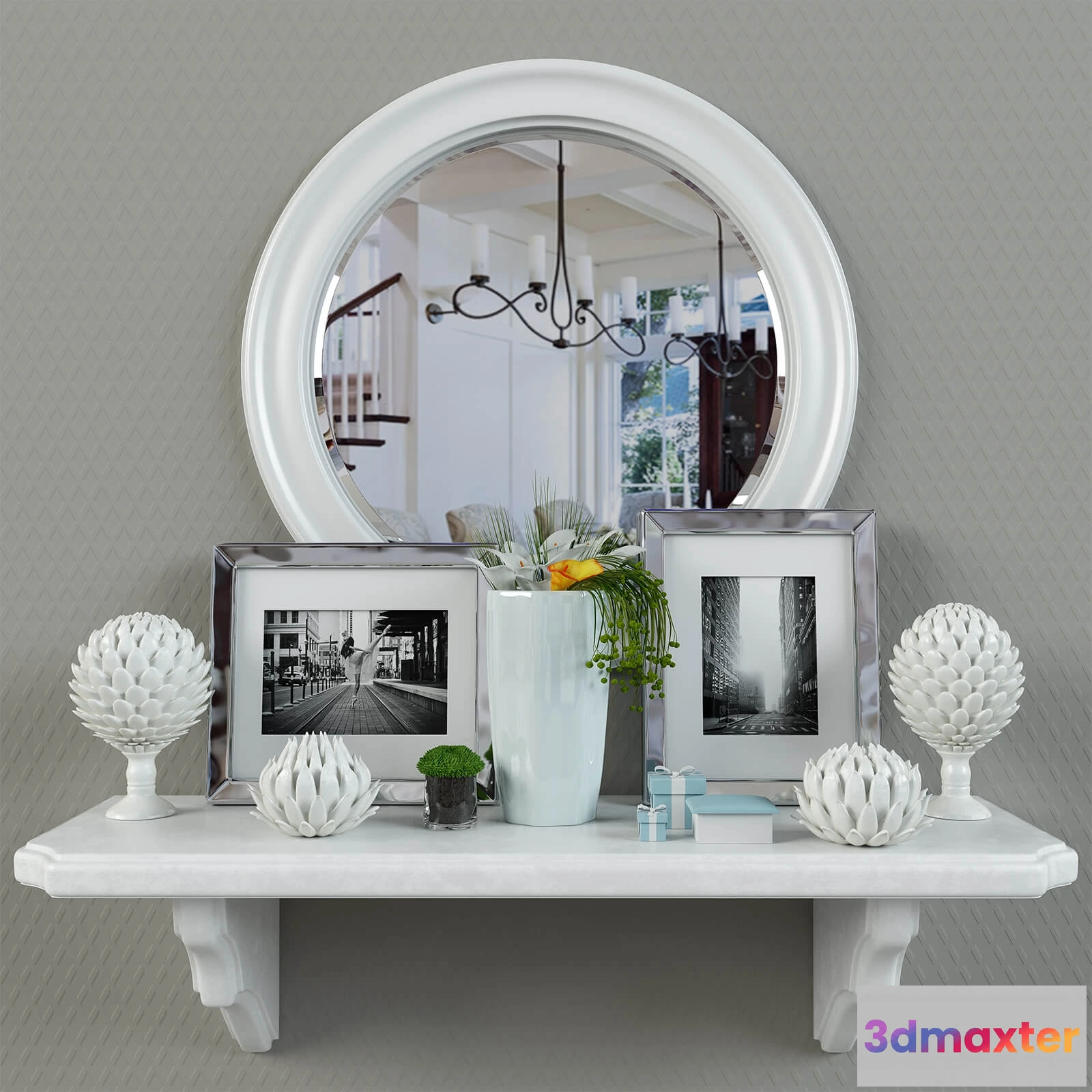 1598276 - decoration - Decor on the console 3D Max