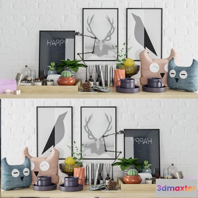 1598284 - decoration - Decorative set 26 3D Max