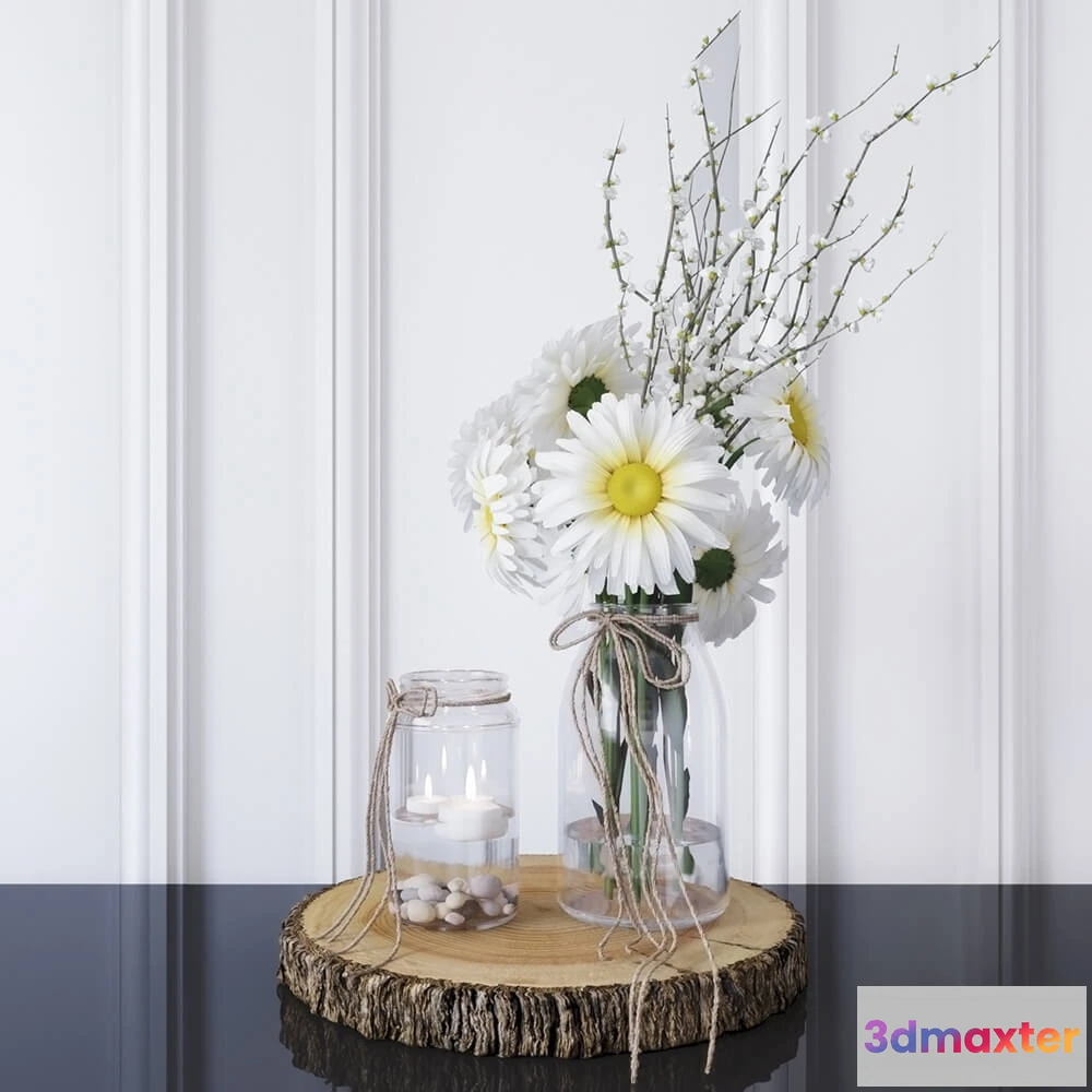 1598290 - decoration - Chamomile 1 3D Max