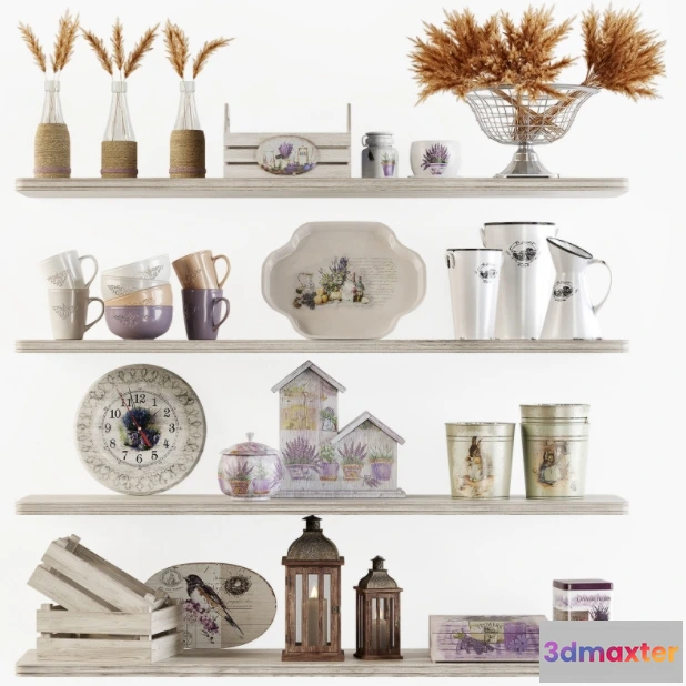 1598296 - decoration - Decorative set w4 3D Max