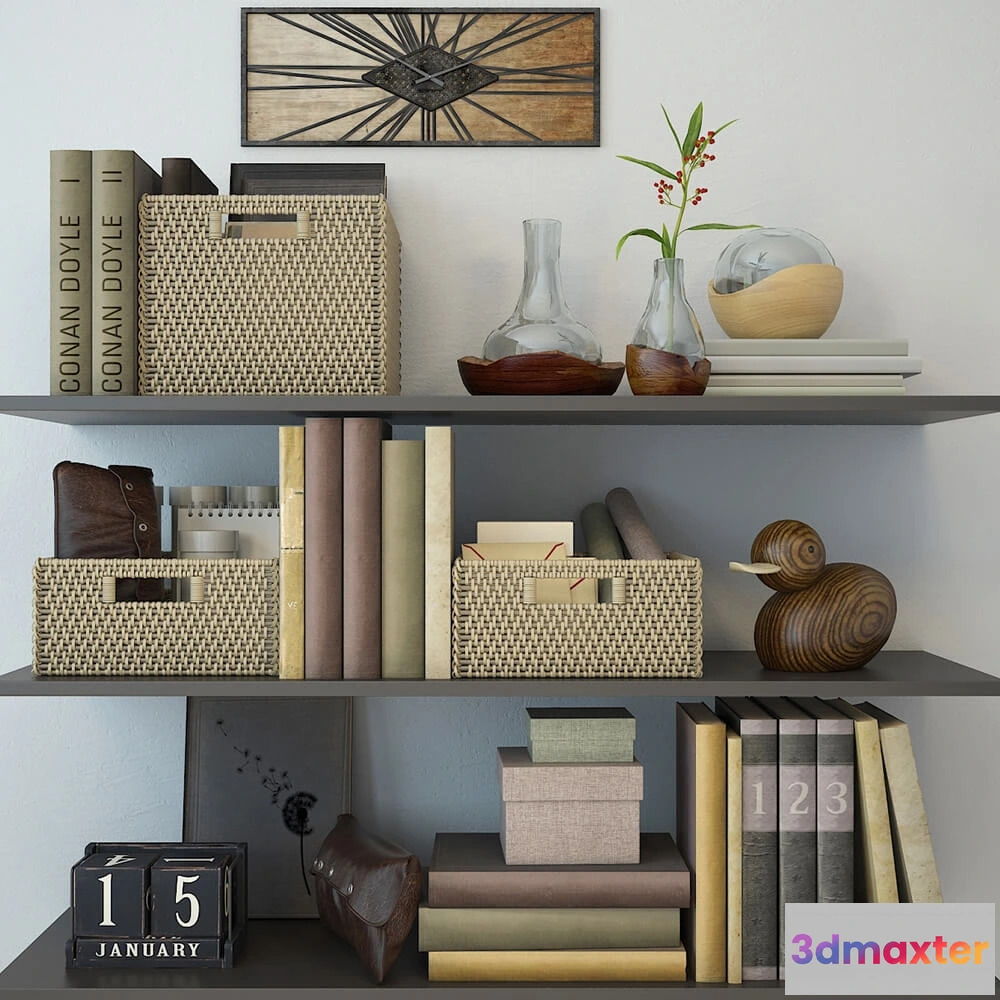 1598354 - decoration - Decor brown color 3D Max