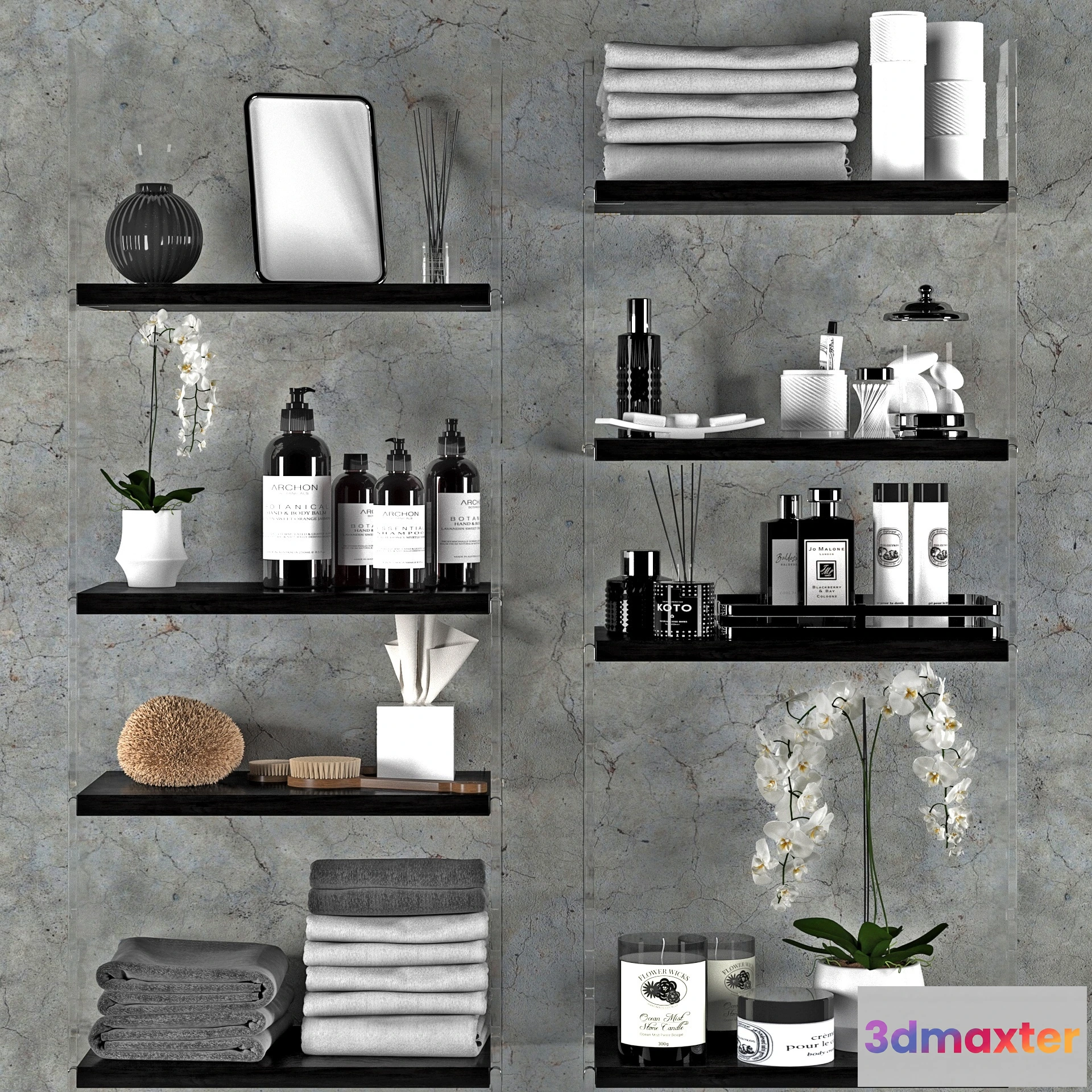 1598368 - decoration - Bathroom set 42 3D Max