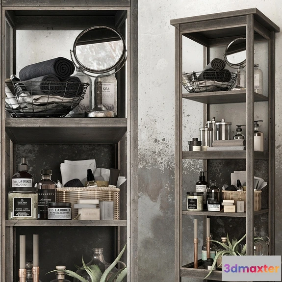 1598378 - decoration - Bathroom set decor 3D Max