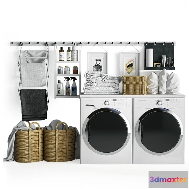 1598446 - decoration - Laundry Set 02 3D Max