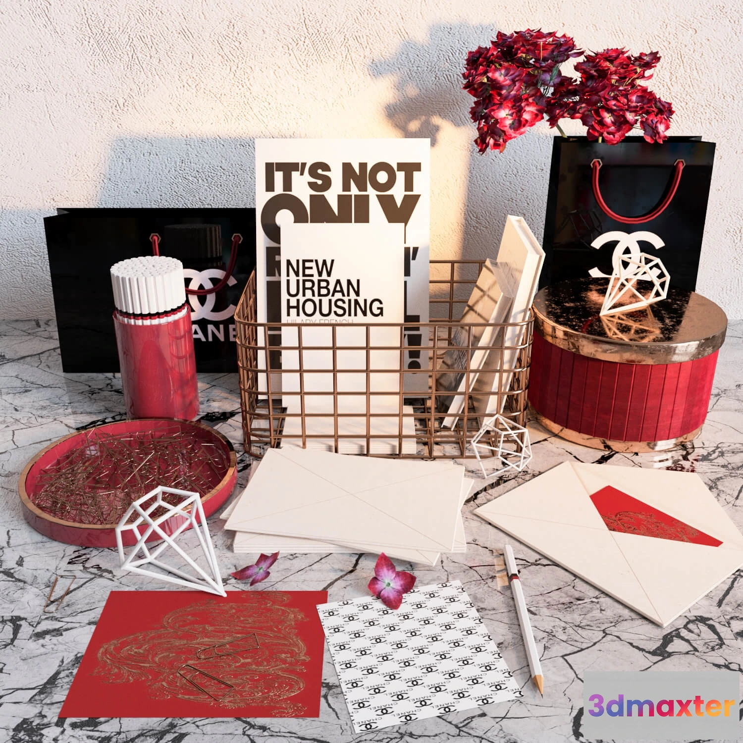 1598468 - decoration - Decorative Set 8 9 3D Max