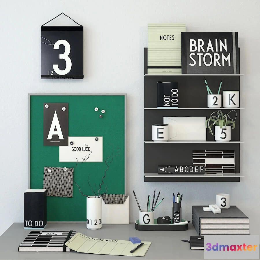 1598474 - decoration - Decorative Set 6 9 3D Max