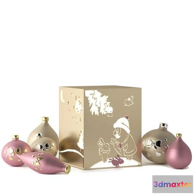 1598492 - decoration - Christmas decorative set 3D Max