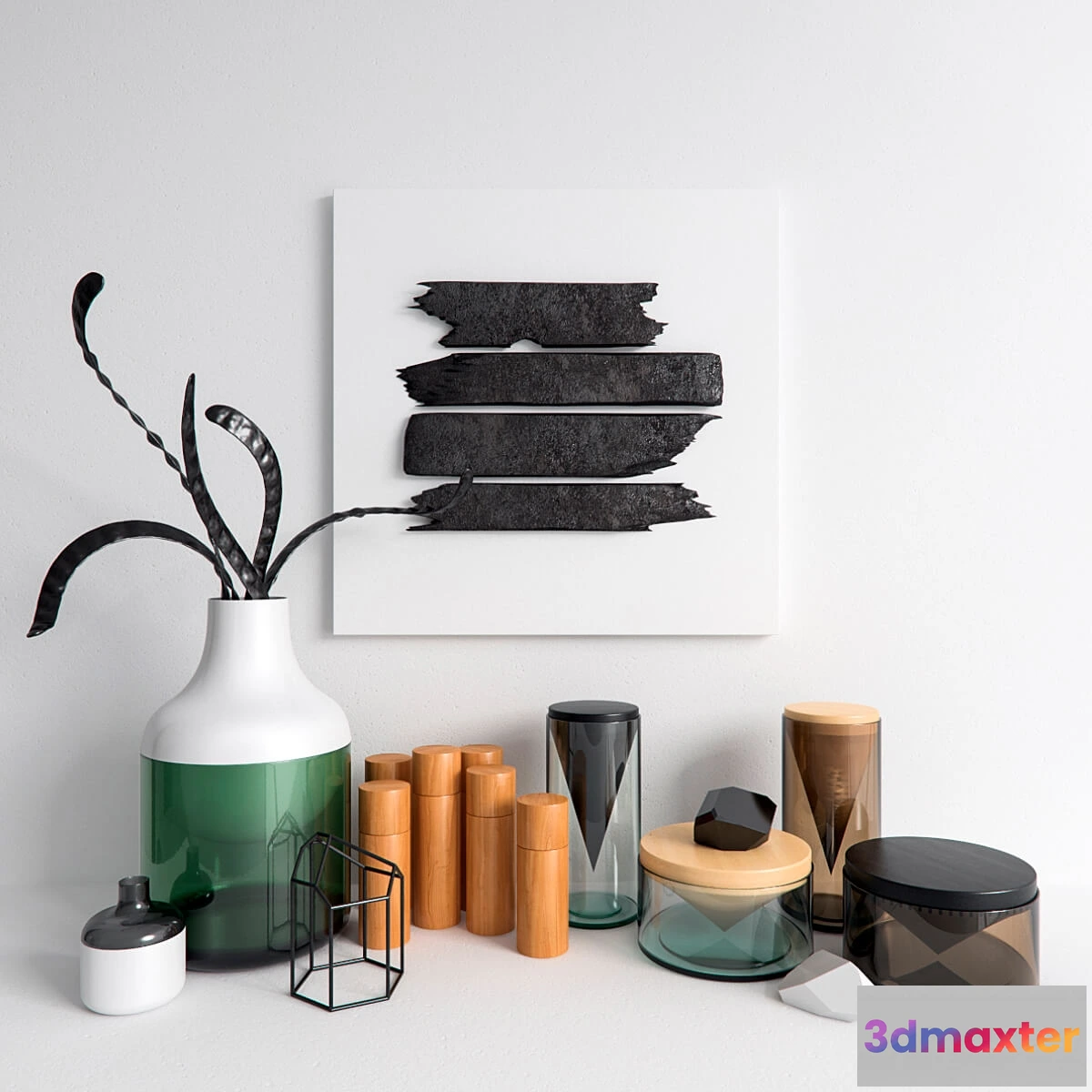 1598524 - decoration - Semi gloss set 3D Max