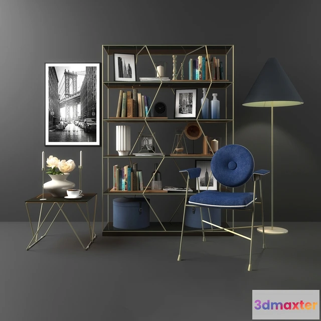 1598538 - decoration - Bontempi Lexington decor set (2) 3D Max