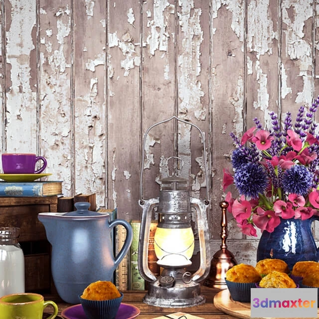 1598540 - decoration - Provence decoration set 1 3D Max