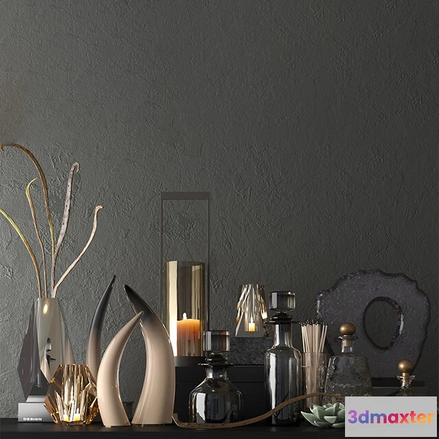 1598548 - decoration - Arteriors decorative set 3D Max