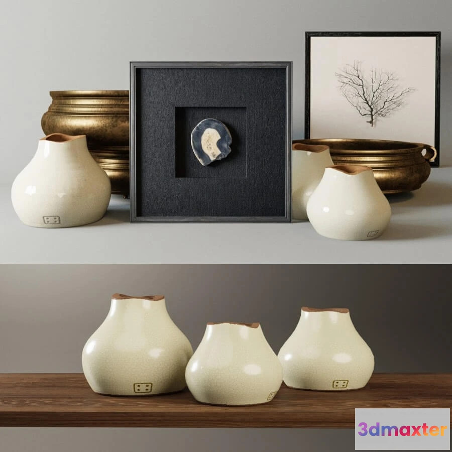 1598564 - decoration - RH decorative set 3D Max