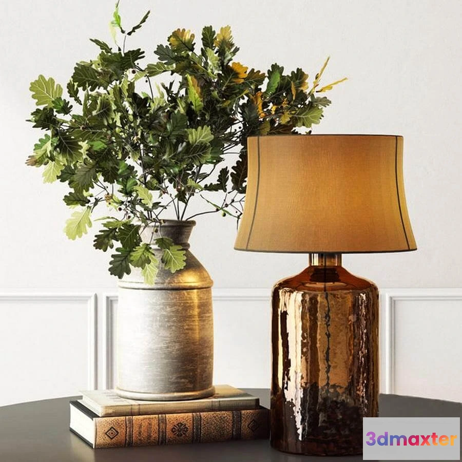 1598566 - decoration - Pottery Barn decorative set 1 3D Max