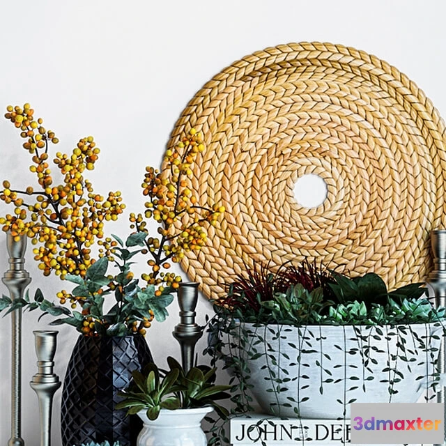 1598568 - decoration - Plant decor set - 2 3D Max